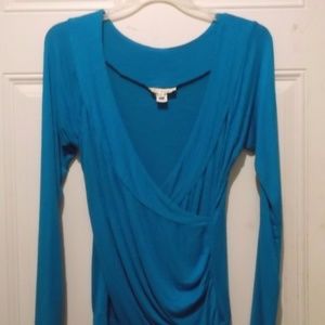 "Derek Heart" Deepest Aqua Blue - new